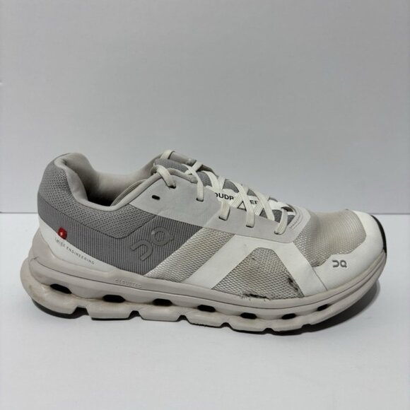 On Women’s Cloudrunner, White/Frost Running Shoes, Size 7 M - Picture 1 of 8